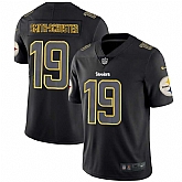 Nike Steelers 19 JuJu Smith Schuster Black Vapor Impact Limited Jersey Dyin,baseball caps,new era cap wholesale,wholesale hats